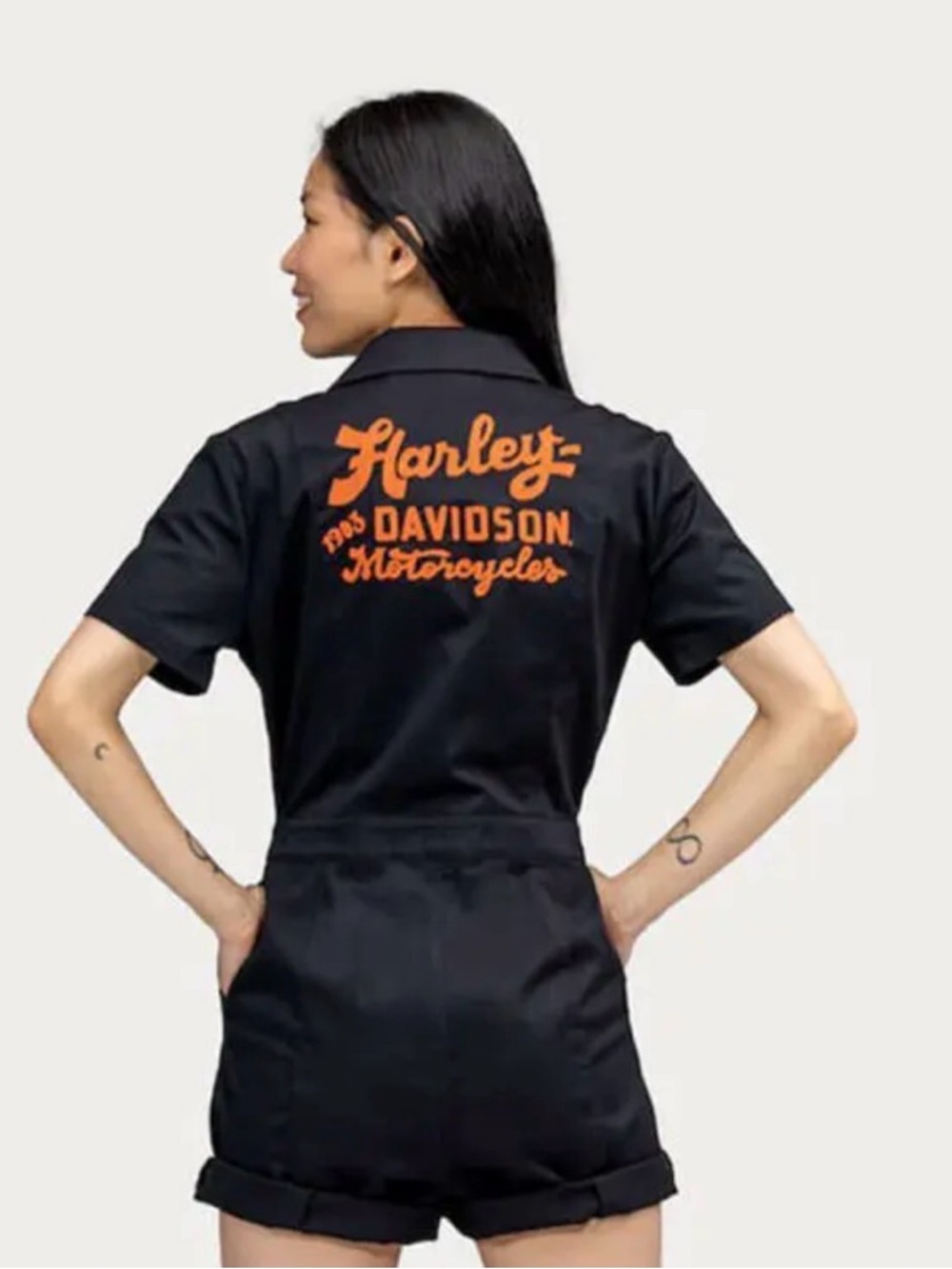 Harley-Davidson Women's Flag Girl Jumpsuit size 2x - Picture 2 of 2